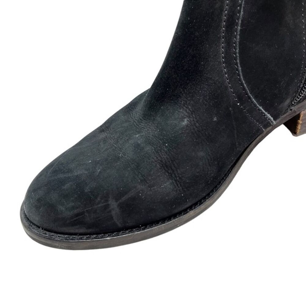 STEVE MADDEN CHANCES Genuine Leather Exposed Zipper Ankle Boots Booties sz 8 - Picture 11 of 16